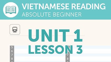 Vietnamese Reading Practice for Absolute Beginners - Reading the Train Schedule