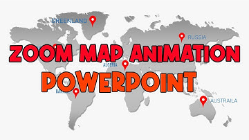 Zoom Map Animation in PowerPoint - Easy PowerPoint Animation by Hands Made