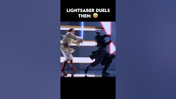 Lightsaber Duels - Now Vs Then