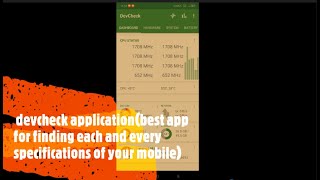 DEVCHECK (best app to know your mobile specifications) screenshot 4