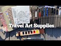 Art suppplies for travel  pack with me watercolour  drawing