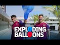 🎈💥💥🎈 BOOM! EXPLODING BALLOONS CHALLENGE WITH RAPHINHA &amp; VITOR ROQUE | FC Barcelona 🔵🔴