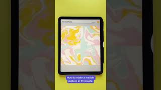 How to make a marble pattern in Procreate Profile