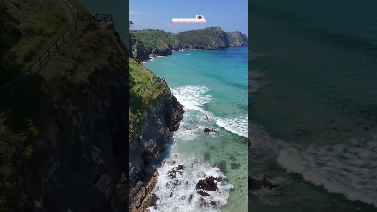 Playa de Vidiago #asturias #drone #travel #nature #dji