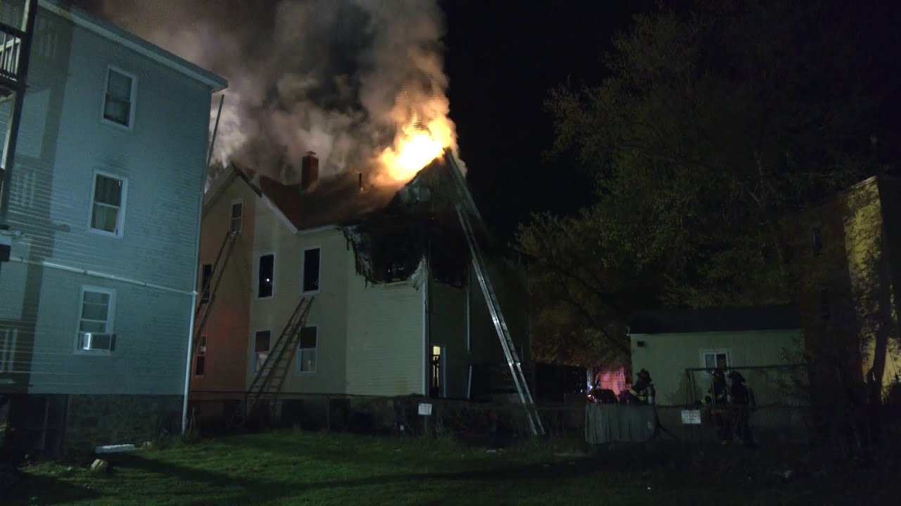 Crews battle 3-alarm fire in Southbridge, Massachusetts - YouTube