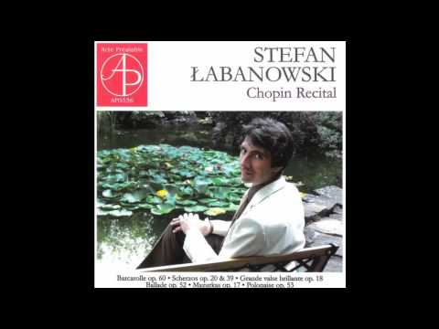 Frédéric Chopin, Scherzo No. 1 in B minor Op. 20, Stefan Łabanowski, piano