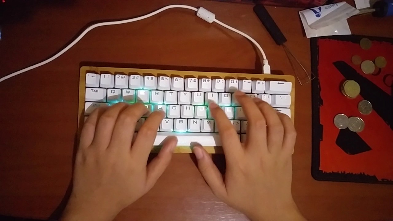 Ace Pad Hall Effect Keyboard Typing Test