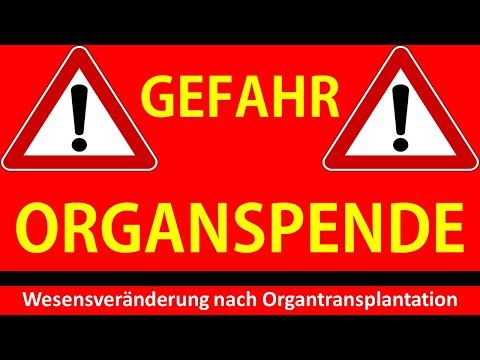 Video: Organspender Sind Zum Zeitpunkt Des Organraubs Für Die Transplantation - Alternative Ansicht