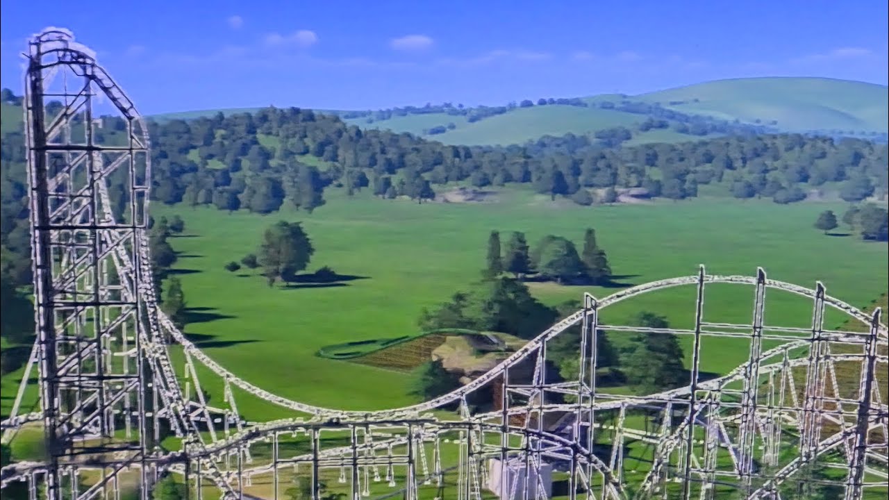 Я создал модель самолёта Gerstlauer Eurofighter в игре Planet Coaster 2 (99 Land).