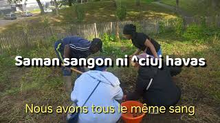 Homoj – Kanto en Esperanto kun kalimba. Humains, chanson en Espéranto avec la kalimba.