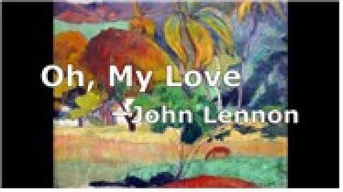 Thumbnail of Oh My Love -John Lennon - lyrics