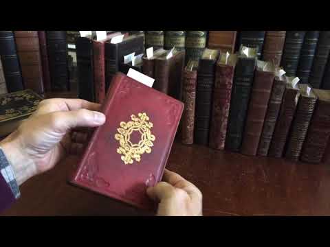 World engraved views 1852 Meyer Universum plate book w/ 48 fine engravings in lovely leather binding