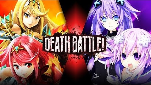 Pyra/Mythra vs Neptune/Purple Heart (Xenoblade vs Hyperdimension Neptunia) FAN DEATH BATTLE TRAILER