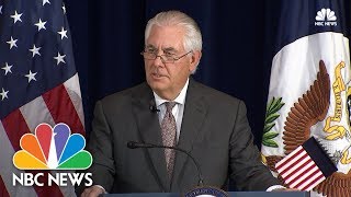 Rex Tillerson: Hate Speech, Racism ‘Antithetical To America’s Values’ | NBC News