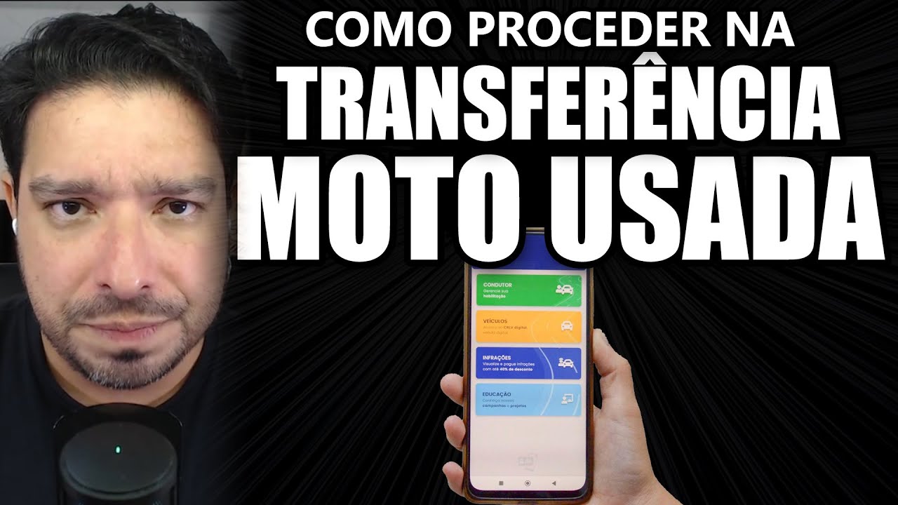 Como proceder na transferência de documentação na compra de moto usada