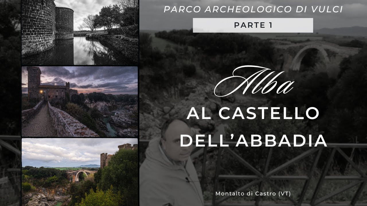 Parco archeologico di Vulci (VT) - parte 1: alba alle meraviglie medioevali [ENG+SPA subs]