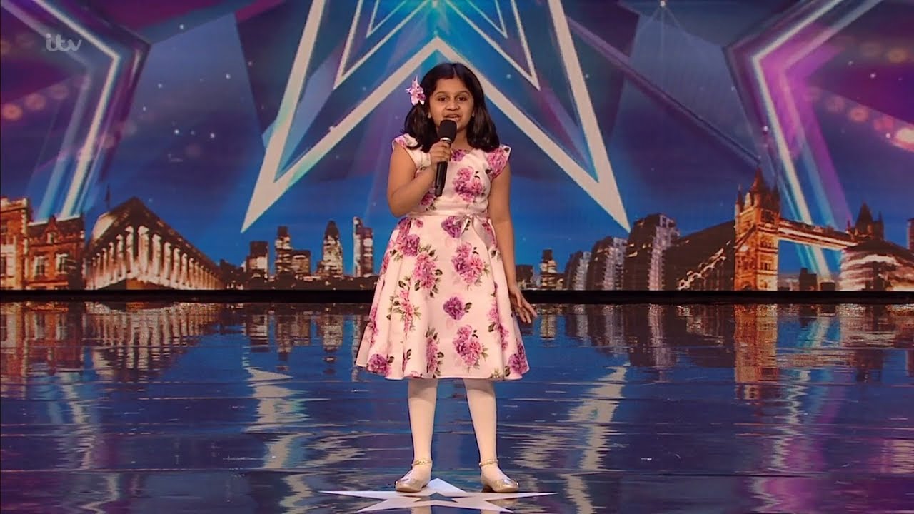 Britain's Got Talent 2020 Souparnika Nair 10 Year Old Singer Full Audition  S14E07