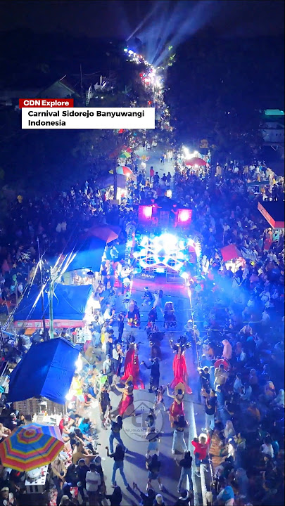 Wow⁉️the excitement of the Sidorejo village carnival in Banyuwangi