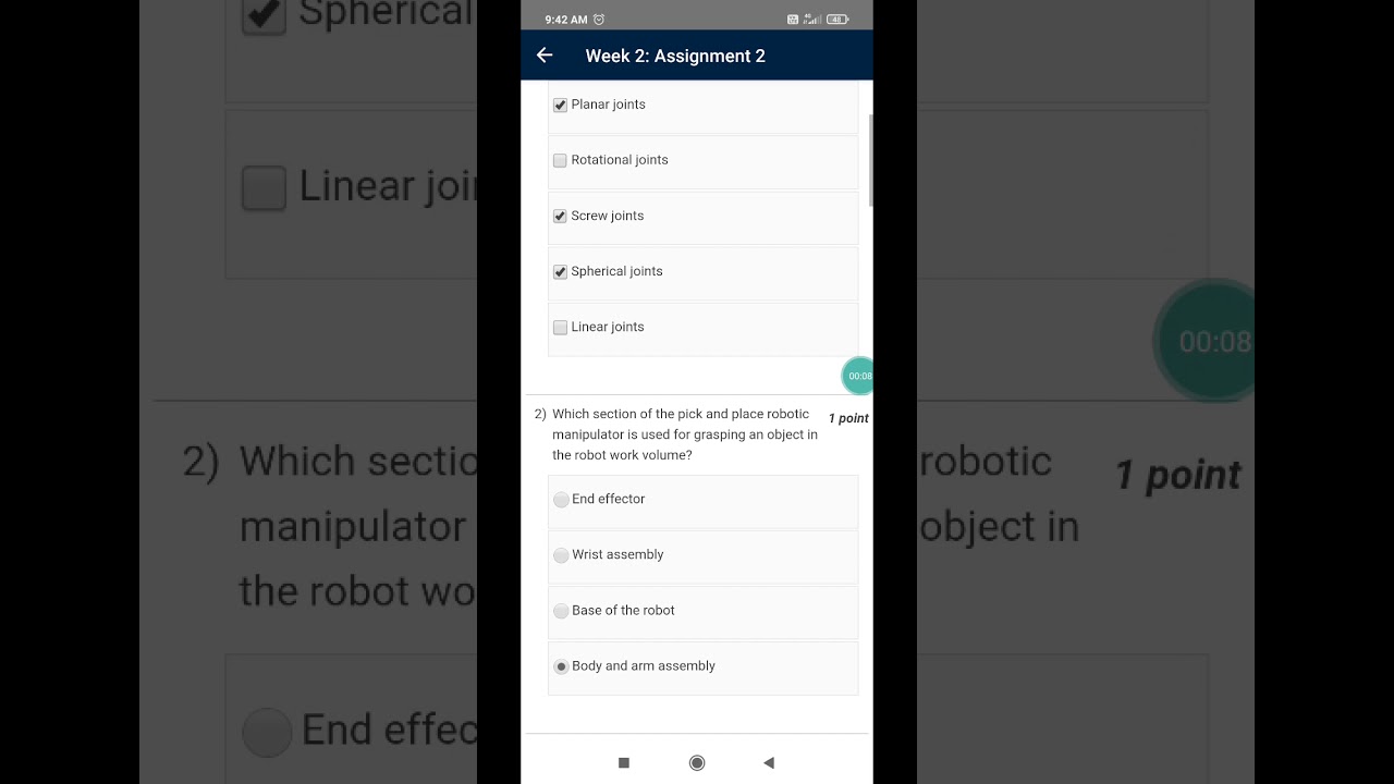 nptel introduction to robotics assignment answers