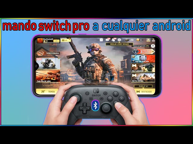 CONNECT NINTENDO SWITCH PRO CONTROLLER TO ANDROID 