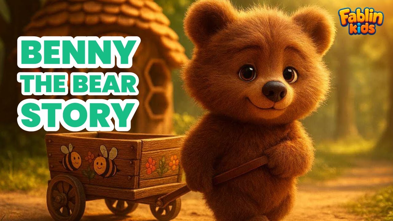 Benny the Baby Bear and His Honey Shop | Heartwarming Forest Story # ...