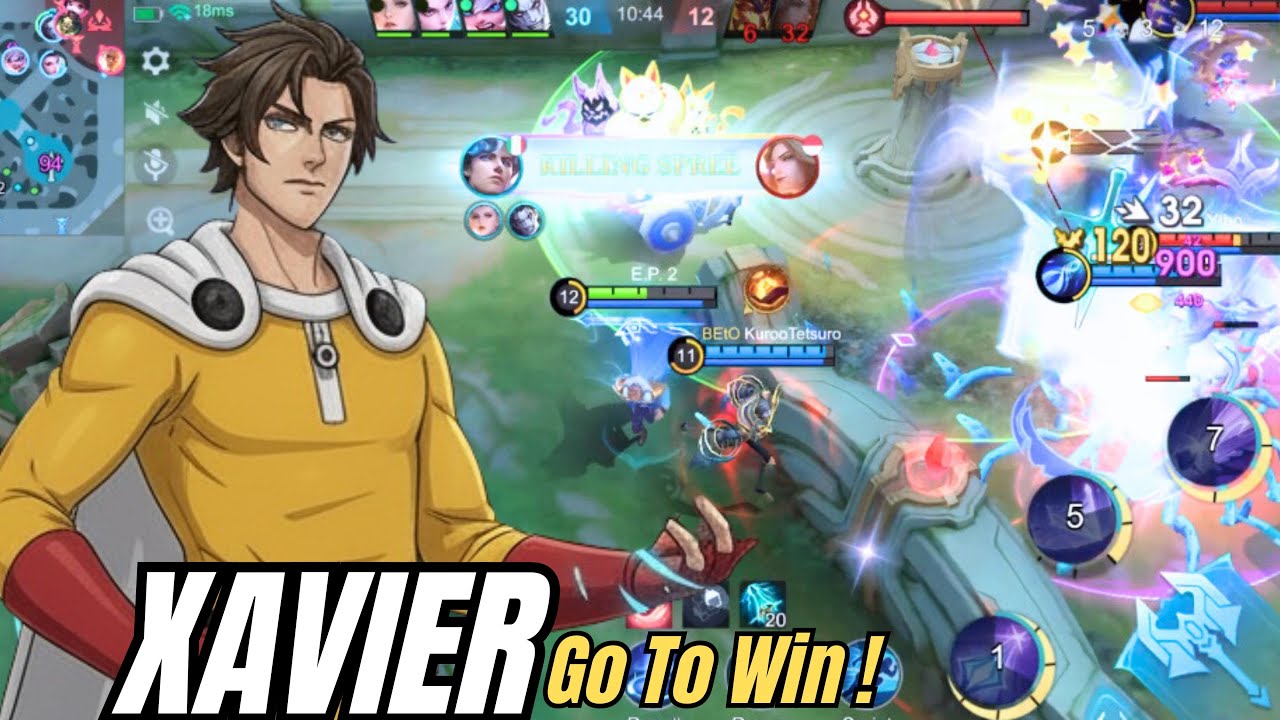 Siapapun lawan nya tubrukin saja ! XAVIER MOBILE LEGEND 