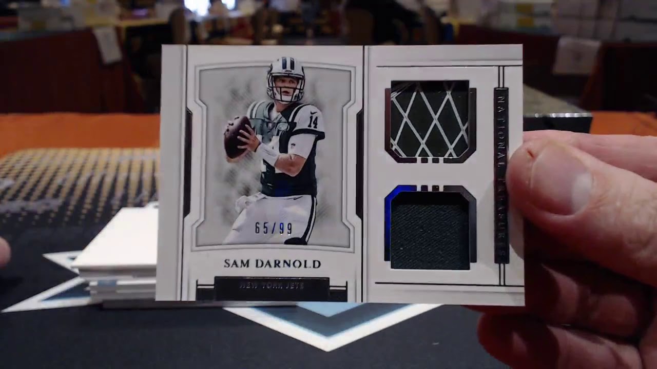 2018 Panini National Treasures Football 4 Box Case Break #2