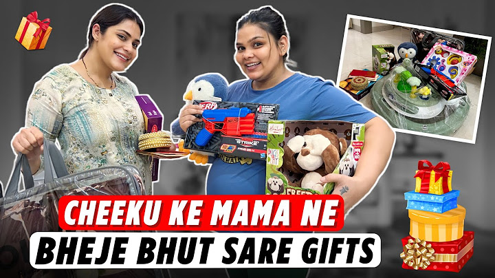 CHEEKU KE MAMA NE BHEJE BHUT SARE GIFTS | Armaan Malik