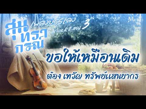 เพลงบรรเลง ขอให้เหมือนเดิม - ต๋อง เทวัญ ทรัพย์แสนยากร