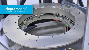 Rotational Scanning Equipment Application | PRT2 Ring | HepcoMotion Case Study