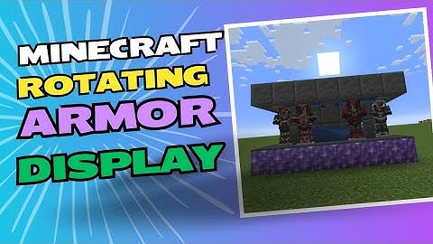 Minecraft Rotating Armor Display  Java / Bedrock #minecraft
