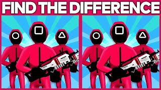 Find The Difference Squid Game | Squid Game Puzzles