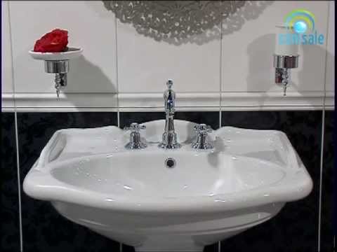 Итальянская ретро раковина 1100x600 Globo Paestum, видео 5