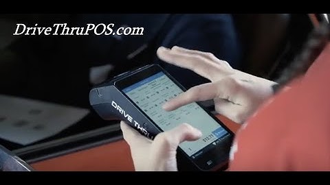 Drive Thru POS by Sintel Systems