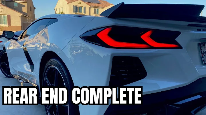 Installing Taillight Tint on C8 Corvette!