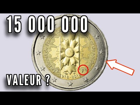 Valeur pièce 2 euro commémorative - cote 2 euros