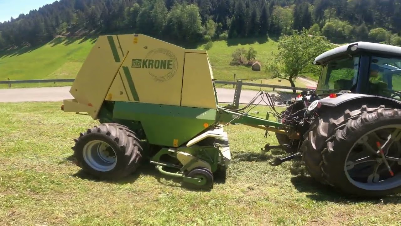 1. Schnitt Silieren 2024 am Hang