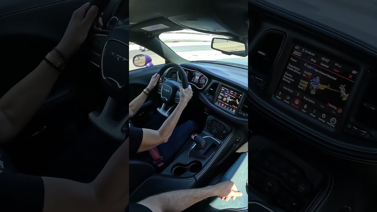 Teaching My Mom To Use Paddle Shifters In The Dodge Demon 170