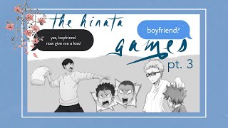 the hinata games: pt.3 | stars around my scars | haikyuu texts