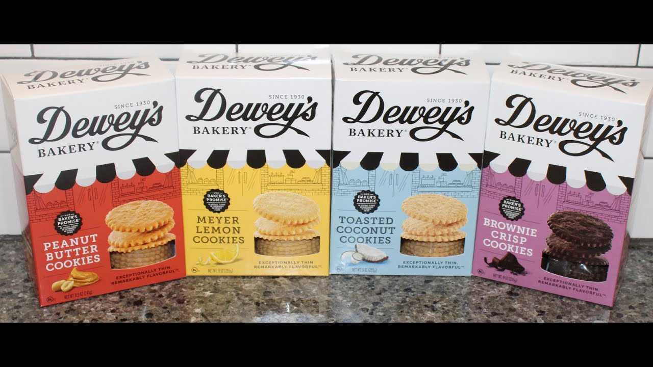 Deweys Bakery Cookies Peanut Butter Meyer Lemon Toasted Coconut