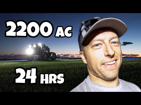 Can I spray 2,200 acres in ONE day? Challenge Accepted!