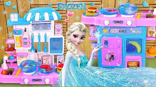 Satisfying with Unboxing Disney Frozen Toys Collection, Kitchen Cooking PlaySet Review | ASMR