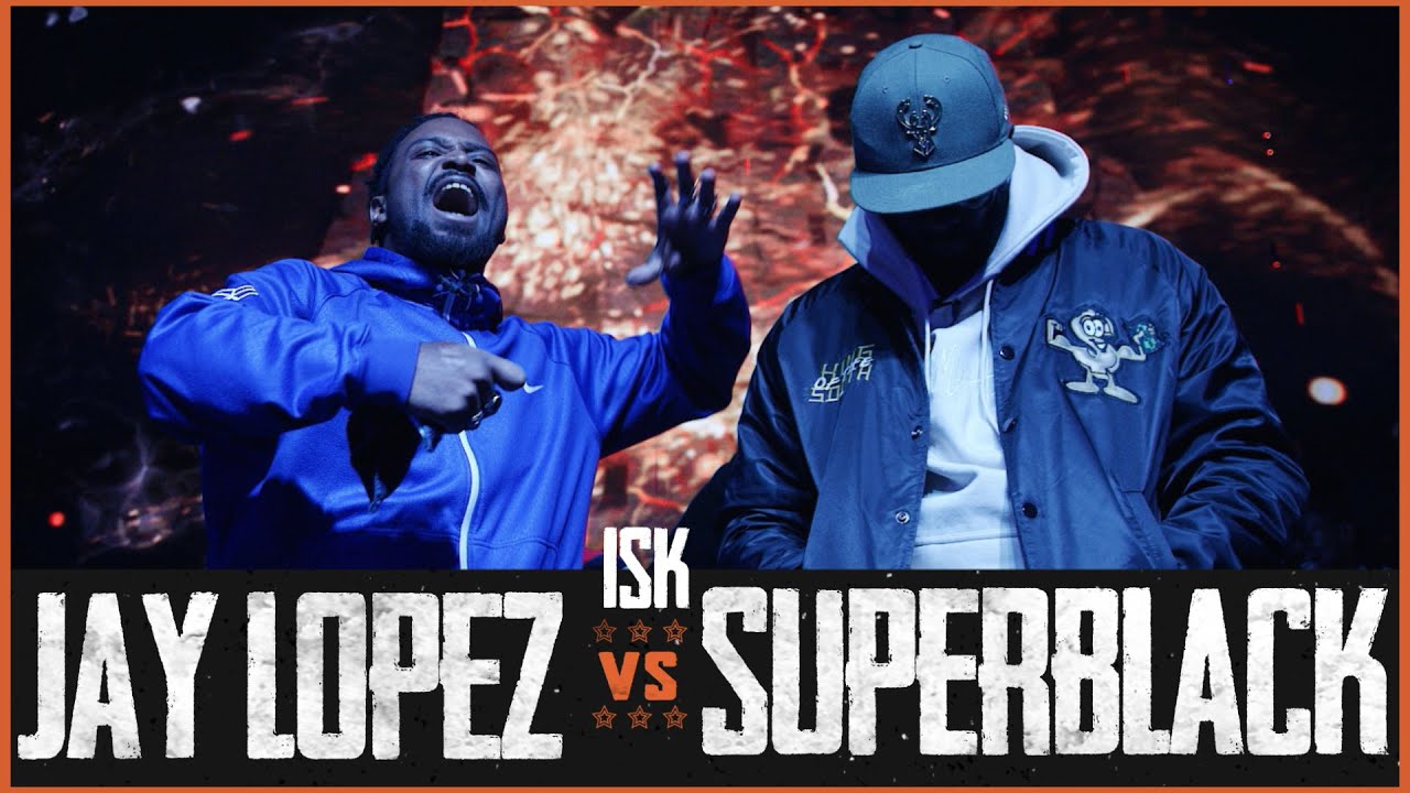 SUPERBLACK VS JAY LOPEZ RAP BATTLE - RBE - YouTube