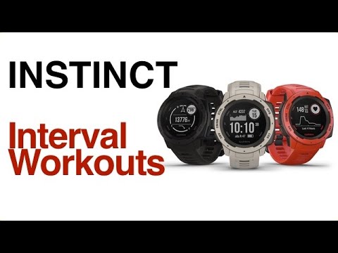 Garmin Instinct -How To Setup Interval Training