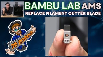 How to replace: Bambu Lab FILAMENT CUTTER BLADE - P1P P1S X1C X1E - 3D Printer