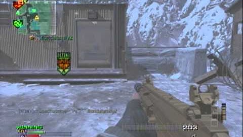 Domination gameplay on Outpost MW3