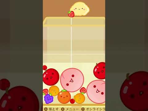 【スイカゲーム/Watermelon Game/合成大西瓜/수박게임】デコポンが跳ぶまでのコンボ #game #スイカゲーム #asmr