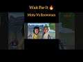 Motu Vs Snowman | Motu Patlu | ft. MONTAGEM REBOLA (Slowed) | Epic Editz | #shorts