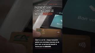 PAIEMENT SANS CONTACT DANS LE MÉTRO PARISIEN | Tech Brief #shorts