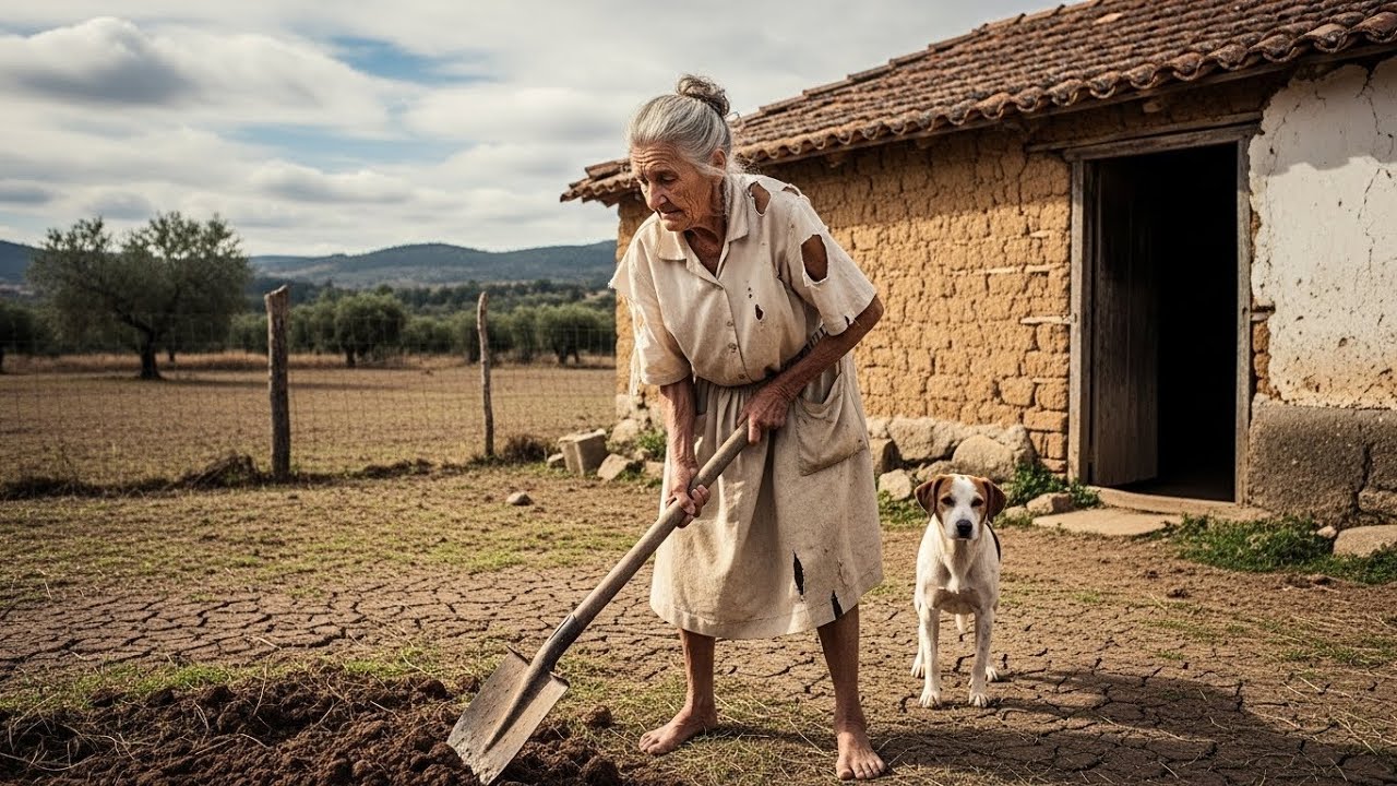 SOZINHA AOS 70 ANOS, ELA LUTOU PARA SOBREVIVER CAVANDO A TERRA… ATÉ REVELAR UM SEGREDO CHOCANTE